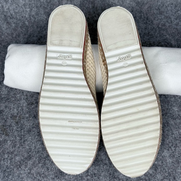 Goby Women's Green Tiger Eyes Man Made Slip-On Sneaker Espadrille Shoes- Sz 10‎ - Picture 9 of 10